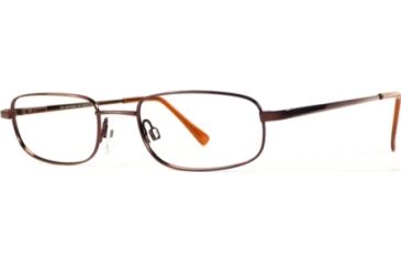 Image of National NA0028 Eyeglass Frames - Shiny Dark Brown Frame Color