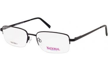 Image of National NA0302 Eyeglass Frames - Matte Black Frame Color