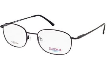 Image of National NA0304 Eyeglass Frames - Matte Black Frame Color