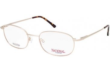 Image of National NA0304 Eyeglass Frames - Gold Frame Color