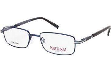 Image of National NA0314 Eyeglass Frames - Shiny Blue Frame Color