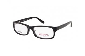 Image of National NA0317 Eyeglass Frames - Shiny Black Frame Color