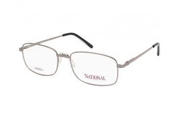 Image of National NA0319 Eyeglass Frames - Shiny Gun Metal Frame Color