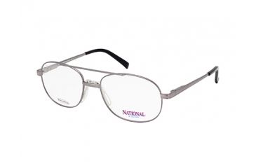 Image of National NA0324 Eyeglass Frames - Shiny Gun Metal Frame Color