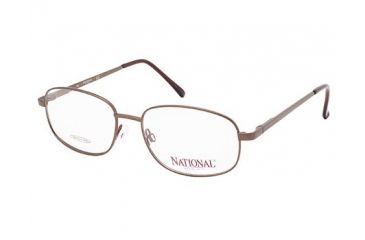 Image of National NA0328 Eyeglass Frames - Shiny Light Brown Frame Color