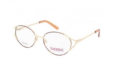 Image of National NA0330 Eyeglass Frames - Gold Frame Color