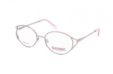 Image of National NA0330 Eyeglass Frames - Shiny Gun Metal Frame Color