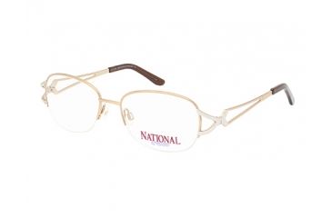 Image of National NA0332 Eyeglass Frames - Gold Frame Color