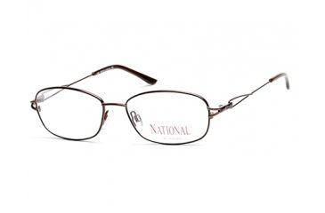 Image of National NA0334 Eyeglass Frames - Dark Brown Frame Color