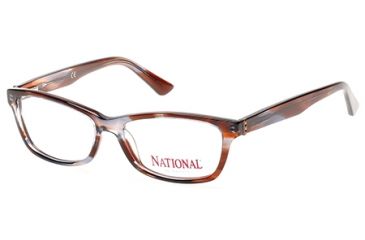 Image of National NA0338 Eyeglass Frames - Dark Brown Frame Color