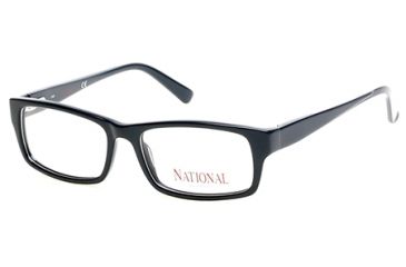 Image of National NA0343 Eyeglass Frames - Shiny Blue Frame Color