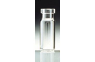 Image of National Scientific Wide Opening Crimp-Top Vials VW60871T-1232 Unassembled Vial Kits Clear Vials