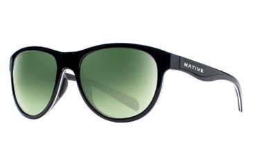 Image of Native Eyewear Acadia Progressive Prescription Sunglasses, Matte Black / Dark Gray Frame, Polarized, 193 932 529PR