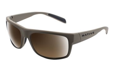 Image of Native Eyewear Ashdown, Desert Tan Frame, Brown Lens, 186 936 524