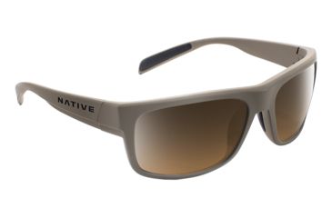 Image of Native Eyewear Ashdown, Desert Tan Frame, Brown Lens, 186 936 524