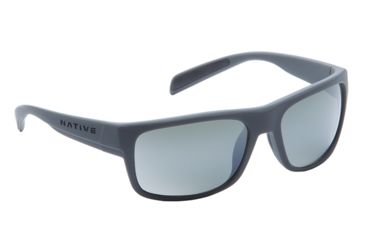 Image of Native Eyewear Ashdown, Granite Frame, Silver Reflex Lens, 186 911 528