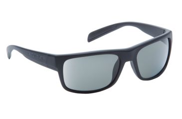 Image of Native Eyewear Ashdown, Matte Black Frame, Gray Lens, 186 302 523