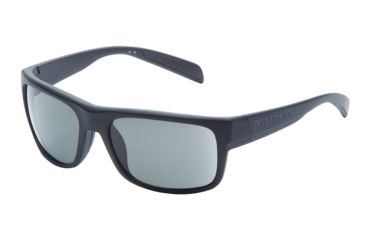 Image of Native Eyewear Ashdown, Matte Black Frame, Gray Lens, 186 302 523