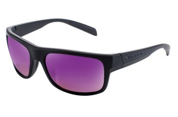 Image of Native Eyewear Ashdown, Matte Black Frame, Violet Reflex Lens, 186 302 531