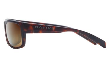 Image of Native Eyewear Ashdown, Matte Dark Tortoise Frame, Bronze Reflex Lens, 186 914 527