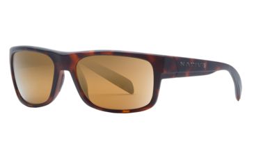 Image of Native Eyewear Ashdown, Matte Dark Tortoise Frame, Bronze Reflex Lens, 186 914 527