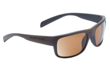 Image of Native Eyewear Ashdown, Wood Frame, Brown Lens, 186 903 524