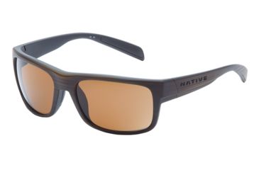 Image of Native Eyewear Ashdown, Wood Frame, Brown Lens, 186 903 524