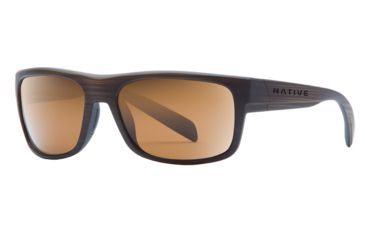 Image of Native Eyewear Ashdown, Wood Frame, Brown Lens, 186 903 524