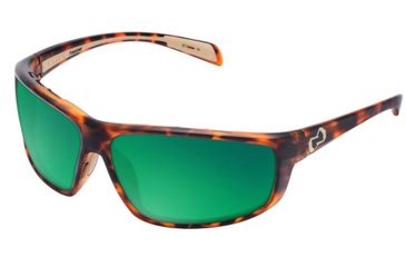 Image of Native Eyewear Bigfork Sunglasses, Desert Tort Frame, Green Reflex Lens, Polarized, 161 312 529