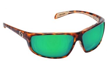 Image of Native Eyewear Bigfork Sunglasses, Desert Tort Frame, Green Reflex Lens, Polarized, 161 312 529