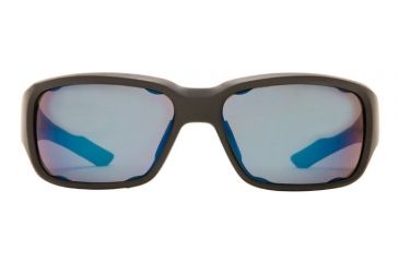 Image of Native Eyewear Bolder Sunglasses, Asphalt Frame, Blue Reflex Gray Lens, Polarized, 138 302 519