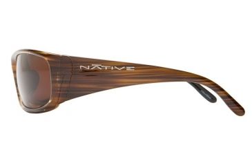 Image of Native Eyewear Bomber Sunglasses, Wood Frame, Brown Lens, Polarized, 134 361 515