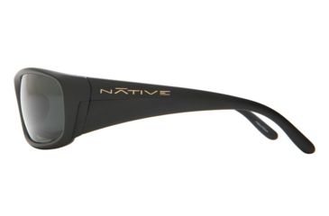Image of Native Eyewear Bomber Sunglasses,Asphalt Frame,Gray Lens,Polarized,134 302 502