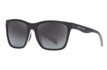 Image of Native Eyewear Braiden Single Vision Prescription Sunglasses, Matte Black / Blush / Violet Frame, Polarized, 185 920 523SV