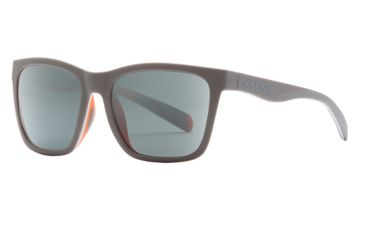 Image of Native Eyewear Braiden Single Vision Prescription Sunglasses, Matte Gray / White / Peach Frame, Polarized, 185 918 523SV