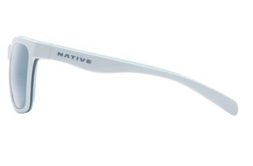 Image of Native Eyewear Braiden Single Vision Prescription Sunglasses, Matte White / Gray / Mint Frame, Polarized, 185 919 528SV