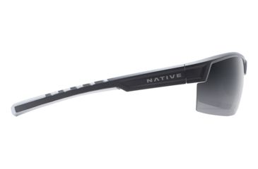 Image of Native Eyewear Catamount, Matte Black / Crystal Frame, Gray Lens, 189 931 523