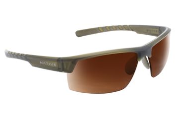 Image of Native Eyewear Catamount, Matte Moss Frame, Brown Lens, 189 356 524