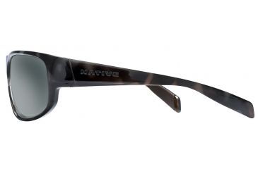 Image of Native Eyewear Crestone Sunglasses,Obsidian/Dark Gray/Light Gray Frame,Gray Lens,Polarized,176 901 523