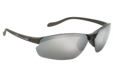 Image of Native Eyewear Dash XP Sunglasses, Charcoal Frame, Silver Reflex Gray Lens, Polarized, 116 348 521