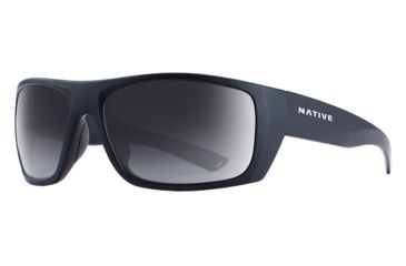 Image of Native Eyewear Distiller, Matte Black Frame, Gray Lens, 187 302 523