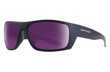 Image of Native Eyewear Distiller, Matte Black Frame, Violet Reflex Lens, 187 302 531