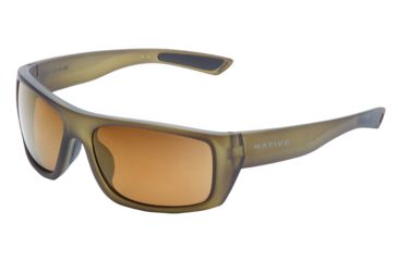 Image of Native Eyewear Distiller, Matte Moss Frame, Bronze Reflex Lens, 187 356 527