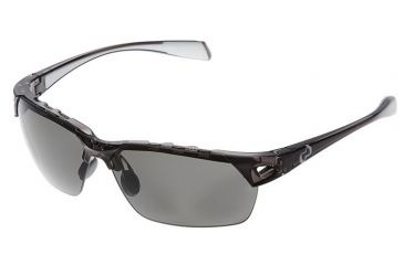 Image of Native Eyewear Eastrim Sunglasses, Smoke /White Frame, Gray Lens, Polarized, 160 349 523