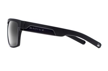 Image of Native Eyewear El Jefe, Matte Black / Gloss Black Frame, Gray Lens, 191 930 523