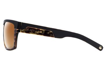 Image of Native Eyewear El Jefe, Matte Black / Maple Tort Frame, Bronze Reflex Lens, 191 924 527