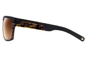 Image of Native Eyewear El Jefe, Matte Black / Maple Tort Frame, Brown Lens, 191 924 524