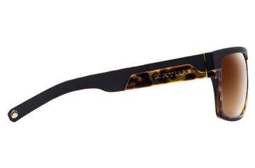 Image of Native Eyewear El Jefe, Matte Black / Maple Tort Frame, Brown Lens, 191 924 524