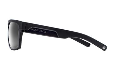 Image of Native Eyewear El Jefe Single Vision Prescription Sunglasses, Matte Black / Gloss Black Frame, Polarized, 191 930 523SV