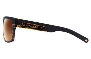 Image of Native Eyewear El Jefe Single Vision Prescription Sunglasses, Matte Black / Maple Tortoise Frame, Polarized, 191 924 524SV